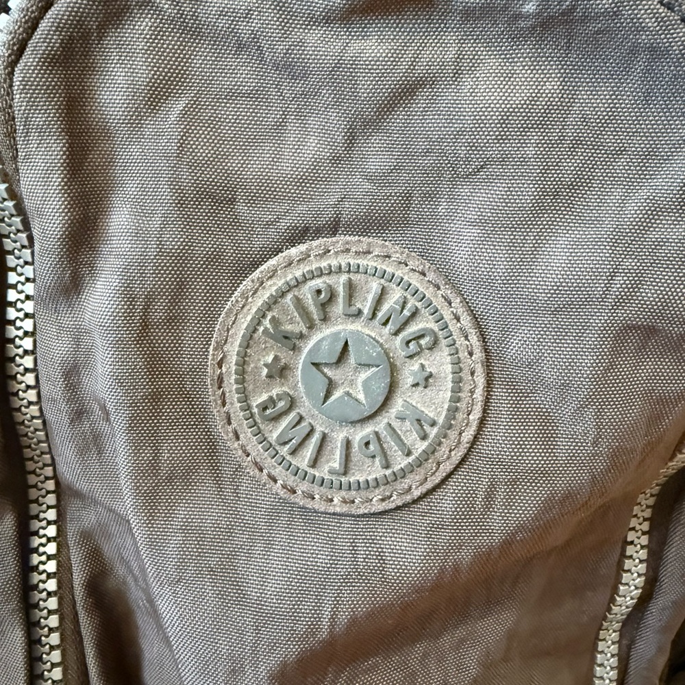 Kipling Brown Backpack With Monkey - image 3
